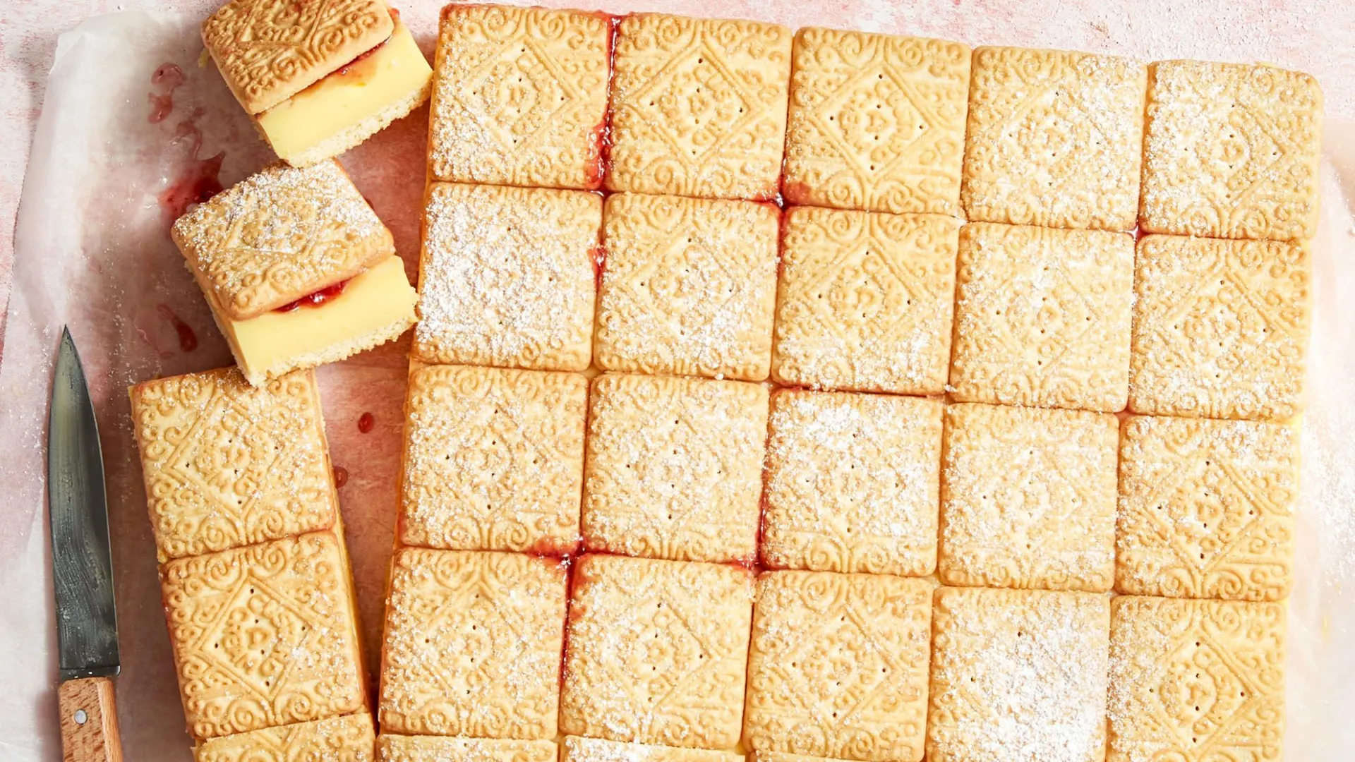 Custard cream vanilla slice recipe