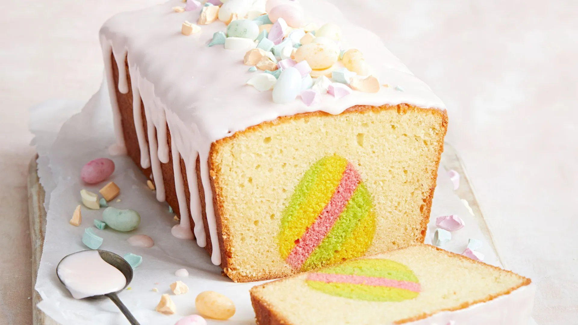 Easter egg surprise cake recipe