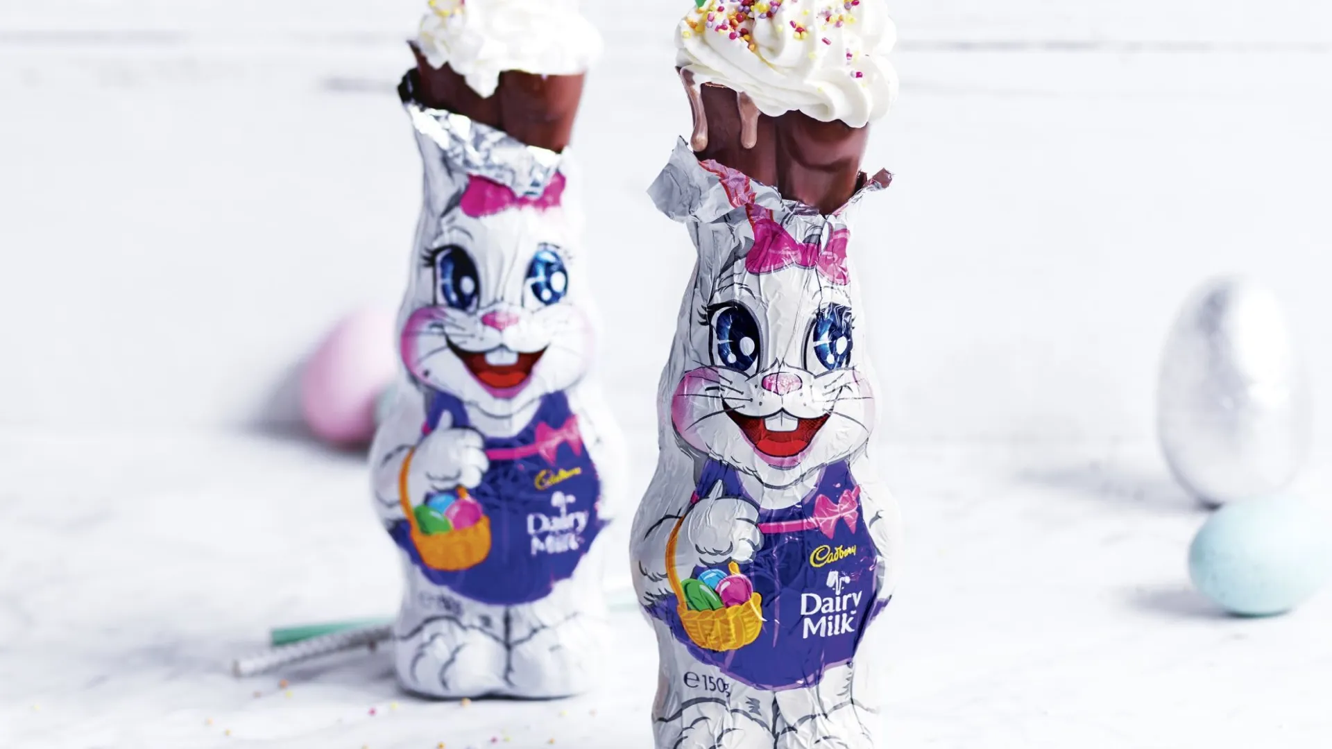 Easter bunny milkshakes recipe