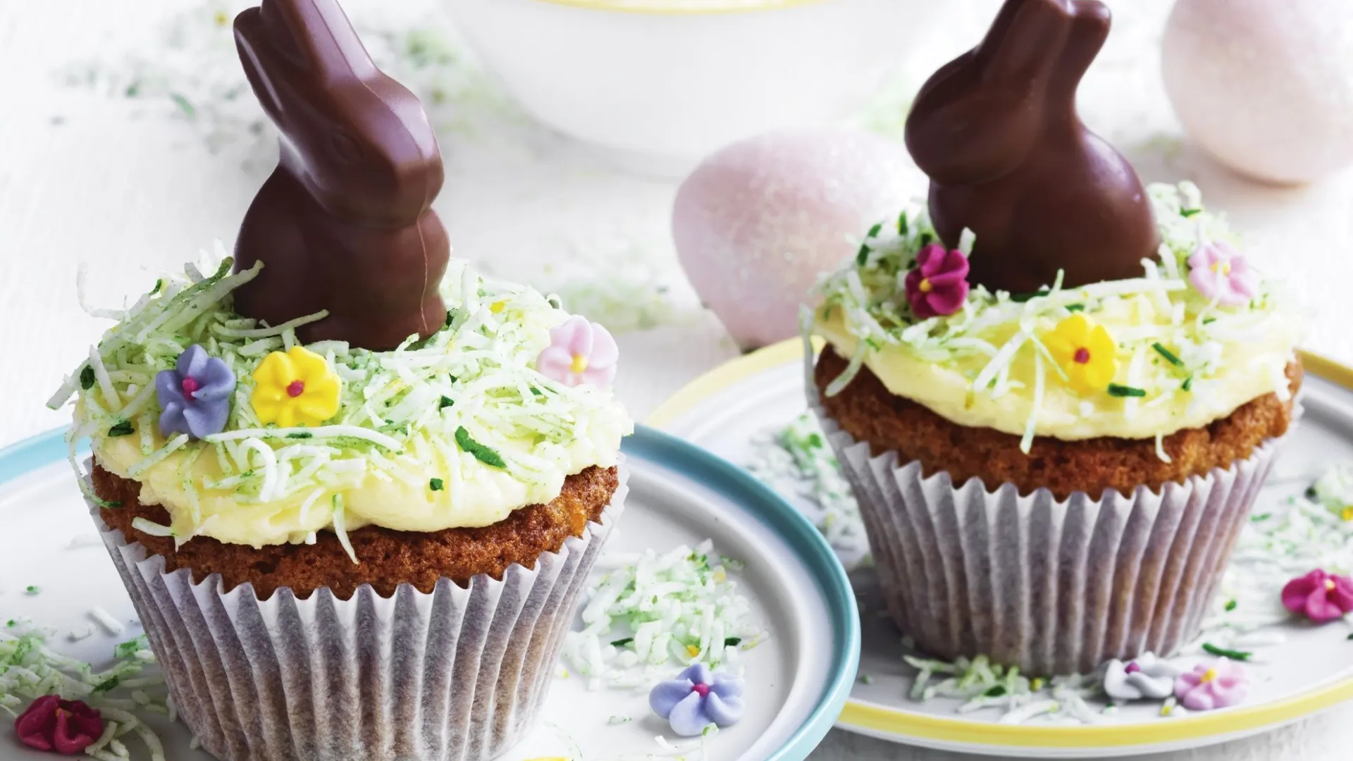 Easter bunny cupcakes recipe